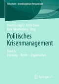 Cover: Politisches Krisenmanagement - Springer VS