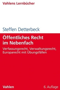 Abbildung von: Öffentliches Recht im Nebenfach - Vahlen