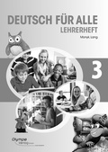 Cover: Deutsch f&uuml;r alle 3 - Lehrerheft - Olympe Verlag