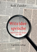 Cover: Wi(e)derspr&uuml;che - Rediroma-Verlag