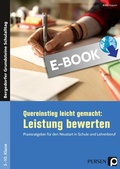 Cover: Quereinstieg leicht gemacht: Leistung bewerten - Persen Verlag