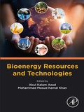 Cover: Bioenergy Resources and Technologies - Academic Press