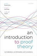 Cover: An Introduction to Proof Theory - Oxford University Press