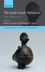 Cover: The Early Greek Alphabets - Oxford University Press
