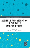 Cover: Audience and Reception in the Early Modern Period - Routledge