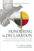 Cover: Honouring the Declaration - University of Regina Press