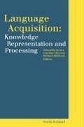 Cover: Language Acquisition: Knowledge Representation and Processing - Brassey's (UK) Ltd