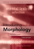 Cover: Introducing Morphology - Cambridge University Press