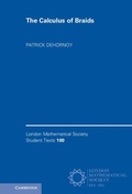 Cover: The Calculus of Braids - Cambridge University Press