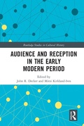Cover: Audience and Reception in the Early Modern Period - Routledge