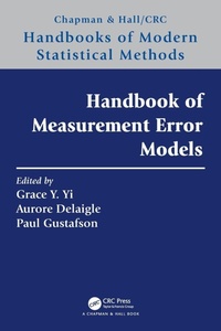 Enlarge image Cover: Handbook of Measurement Error Models - CRC Press