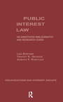 Cover: Public Interest Law - Routledge