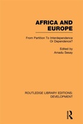 Cover: Africa and Europe - Routledge