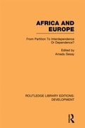 Cover: Africa and Europe - Routledge