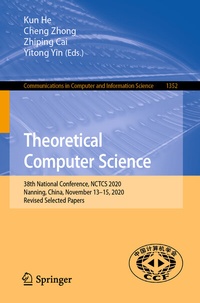 Enlarge image Cover: Theoretical Computer Science - Springer