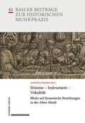 Cover: Stimme - Instrument - Vokalit&auml;t - Schwabe Verlagsgruppe AG Schwabe Verlag