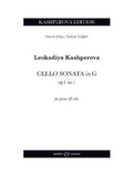 Cover: Cello Sonata No. 1 in G Op. 1, Nr. 1 - Boosey & Hawkes Music Publishers Ltd
