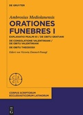 Cover: Orationes funebres I - De Gruyter