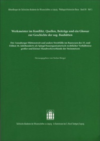 Bild: Werkmeister im Konflikt. Quellen, Beiträge und ein Glossar zur Geschichte der sogenannten Bauhütten - Hirzel