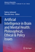 Cover: Artificial Intelligence in Brain and Mental Health: Philosophical, Ethical & Policy Issues - Springer
