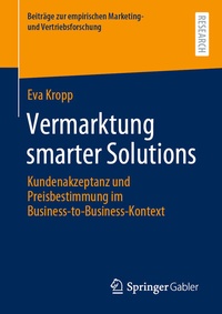 Abbildung von: Vermarktung smarter Solutions - Springer Gabler