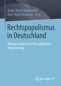 Cover: Rechtspopulismus in Deutschland - Springer VS