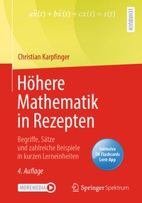 Abbildung von: Höhere Mathematik in Rezepten - Springer Spektrum