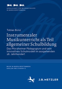 Abbildung von: Instrumentaler Musikunterricht als Teil allgemeiner Schulbildung - J.B. Metzler