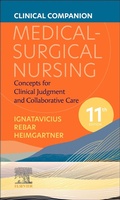 Cover: Clinical Companion for Medical-Surgical Nursing - Saunders