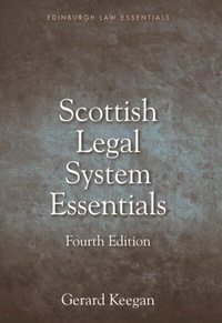 Enlarge image Cover: Scottish Legal System Essentials - Edinburgh University Press
