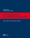 Cover: &Ouml;sterreichisches und Europ&auml;isches Verbraucherrecht - Verlag &Ouml;sterreich