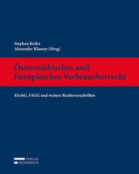 Abbildung von: Österreichisches und Europäisches Verbraucherrecht - Verlag Österreich