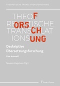 Cover: Deskriptive &Uuml;bersetzungsforschung - Frank & Timme