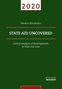 Enlarge image Cover: State Aid Uncovered - Lexxion Verlagsgesellschaft