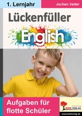 Cover: L&uuml;ckenf&uuml;ller Englisch / ab 1. Lernjahr - KOHL VERLAG Der Verlag mit dem Baum