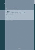 Cover: Tommaso Albinoni: VI Concerti a cinque op. II (1700) - E. Reinhold Verlag