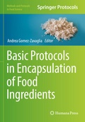 Cover: Basic Protocols in Encapsulation of Food Ingredients - Springer