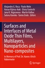 Cover: Surfaces and Interfaces of Metal Oxide Thin Films, Multilayers, Nanoparticles and Nano-composites - Springer