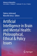 Cover: Artificial Intelligence in Brain and Mental Health: Philosophical, Ethical & Policy Issues - Springer