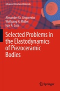 Cover: Selected Problems in the Elastodynamics of Piezoceramic Bodies - Springer