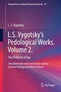 Cover: L.S. Vygotsky's Pedological Works. Volume 2. - Springer