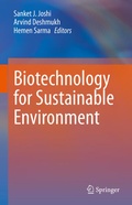 Cover: Biotechnology for Sustainable Environment - Springer