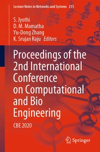 Enlarge image Cover: Proceedings of the 2nd International Conference on Computational and Bio Engineering - Springer