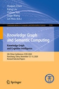 Cover: Knowledge Graph and Semantic Computing: Knowledge Graph and Cognitive Intelligence - Springer