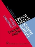 Cover: French/English Business Glossary - Routledge