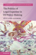 Cover: The Politics of Legal Expertise in EU Policy-Making - Cambridge University Press