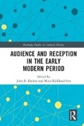 Cover: Audience and Reception in the Early Modern Period - Routledge