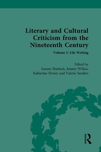 Abbildung von: Literary and Cultural Criticism from the Nineteenth Century - Routledge
