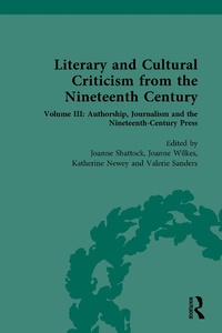 Abbildung von: Literary and Cultural Criticism from the Nineteenth Century - Routledge
