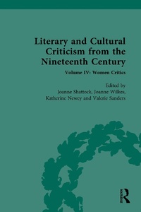Abbildung von: Literary and Cultural Criticism from the Nineteenth Century - Routledge